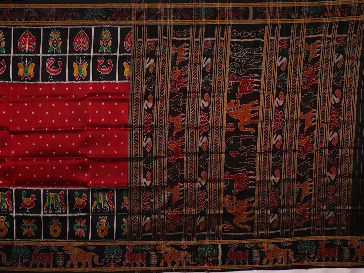 Handloom Khandua Silk Ikat Saree