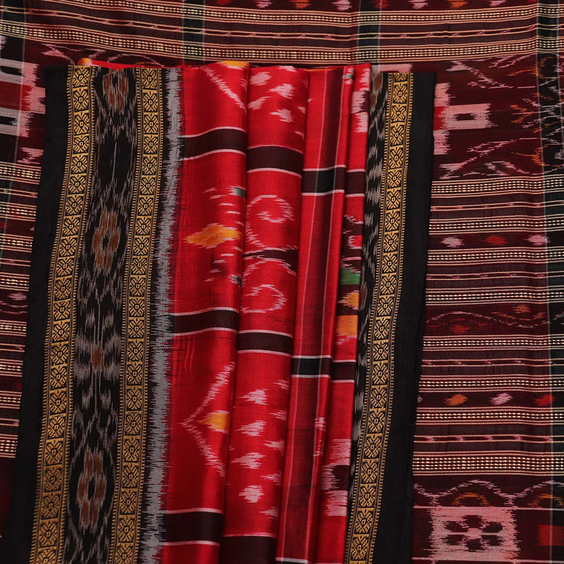 Khandua weave detail