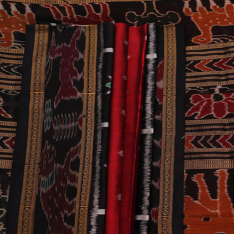 Khandua weave detail