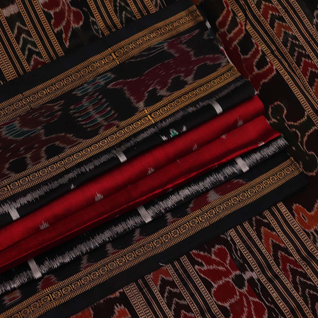 Handloom Khandua Silk Ikat Saree