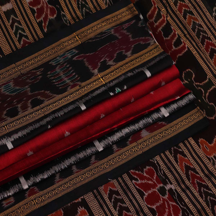 Handloom Khandua Silk Ikat Saree