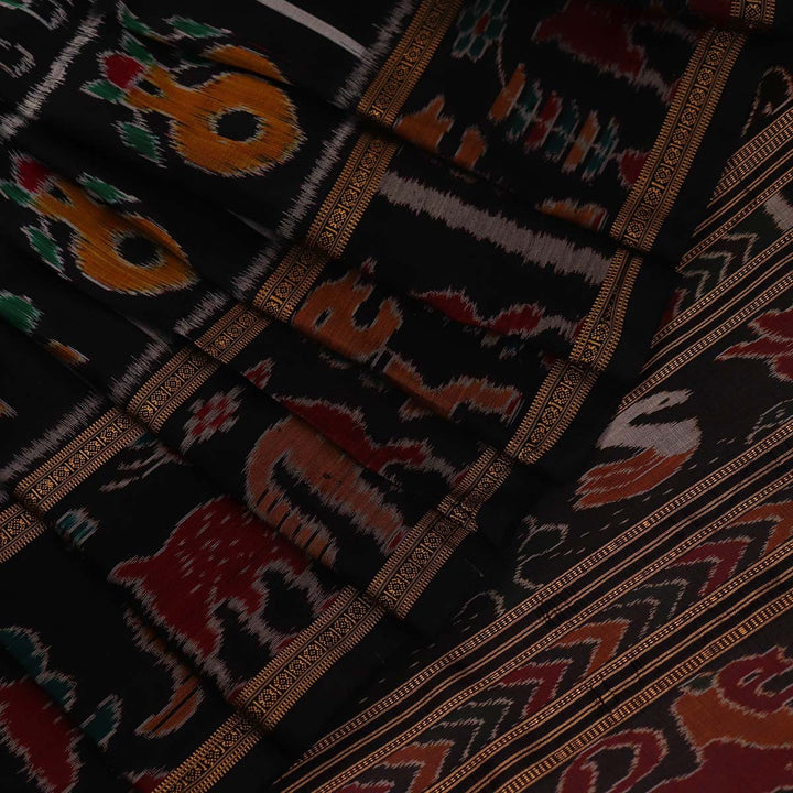 Handloom Khandua Silk Ikat Saree