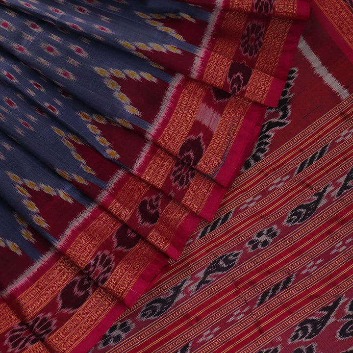 Handloom Khandua Silk Ikat Saree