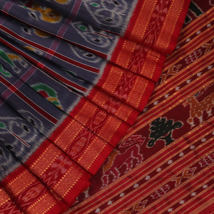 Handloom Khandua Silk Ikat Saree