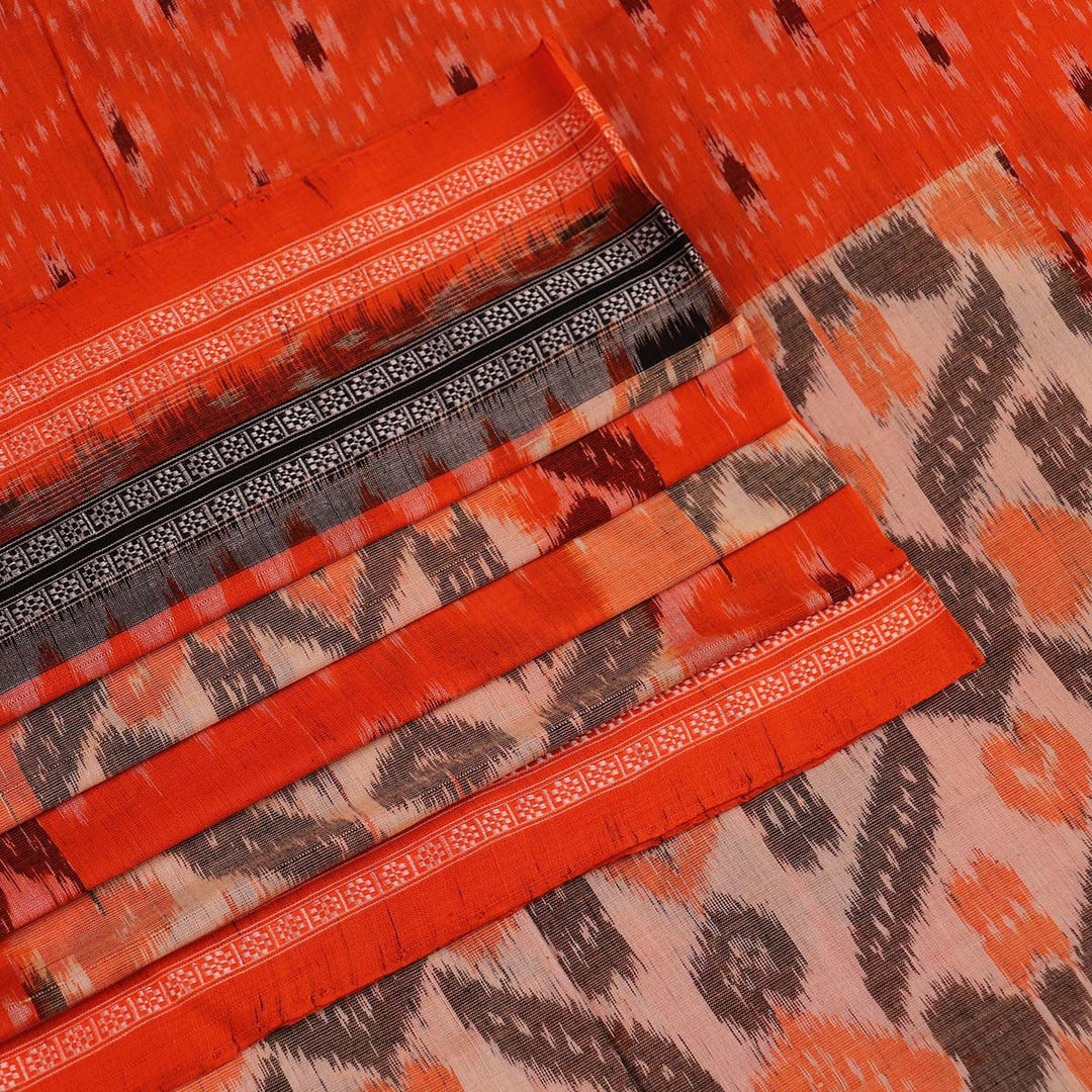 Handloom Sambalpuri Cotton Ikkat Saree