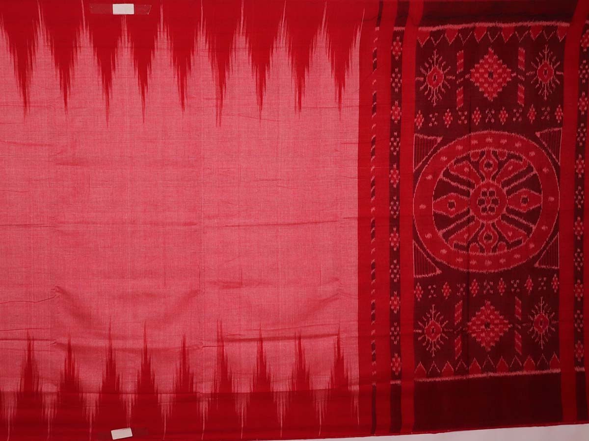 ହ୍ୟାଣ୍ଡଲୁମ୍ ସମ୍ବଲପୁରୀ କଟନ୍ ଇକକେଟ୍ ସାରି |