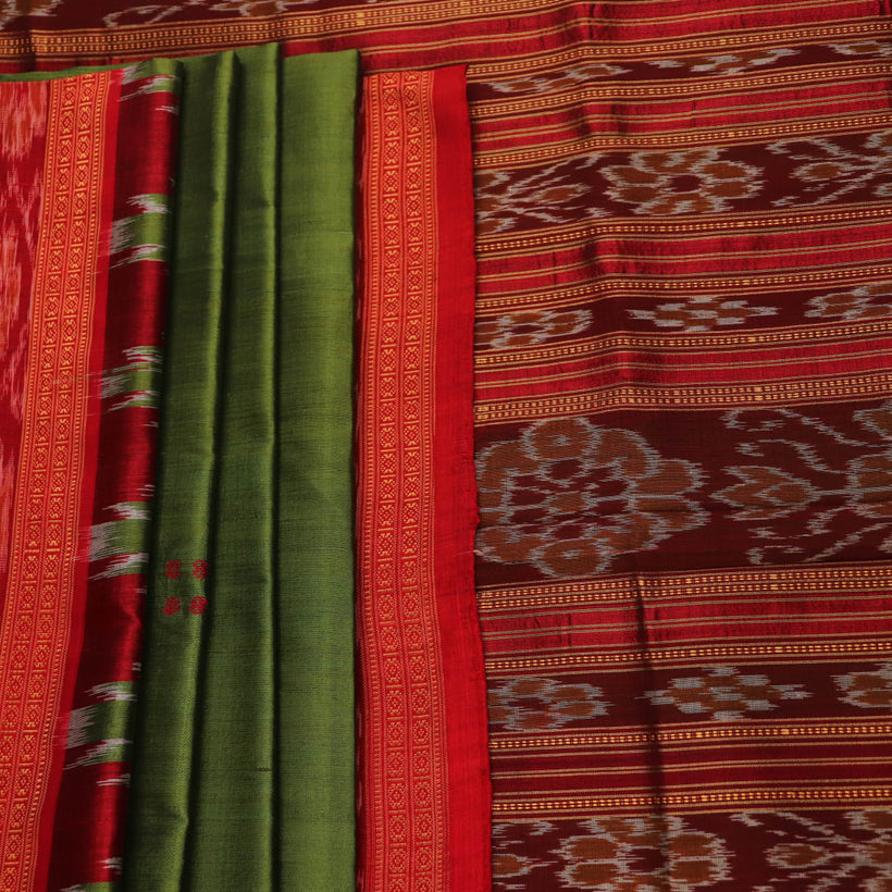 Khandua weave detail