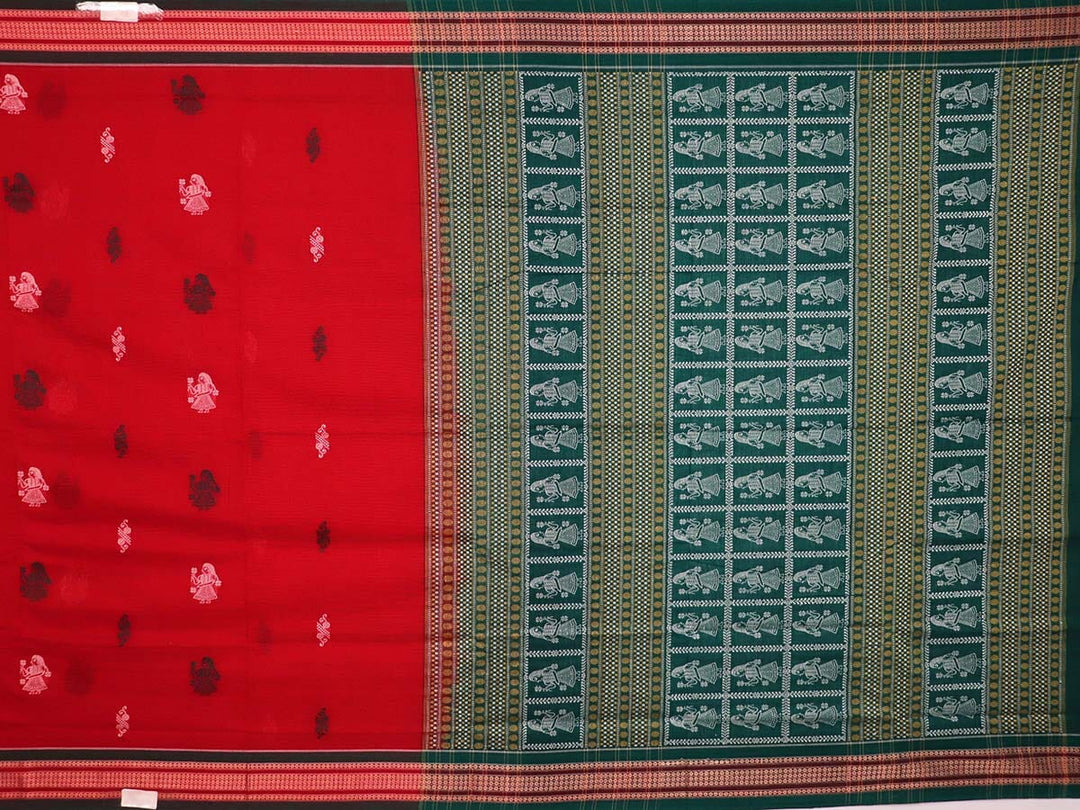 Handloom Bomkai Cotton Ikat Saree Handloom Saree_Cotton Priyadarshini Handloom