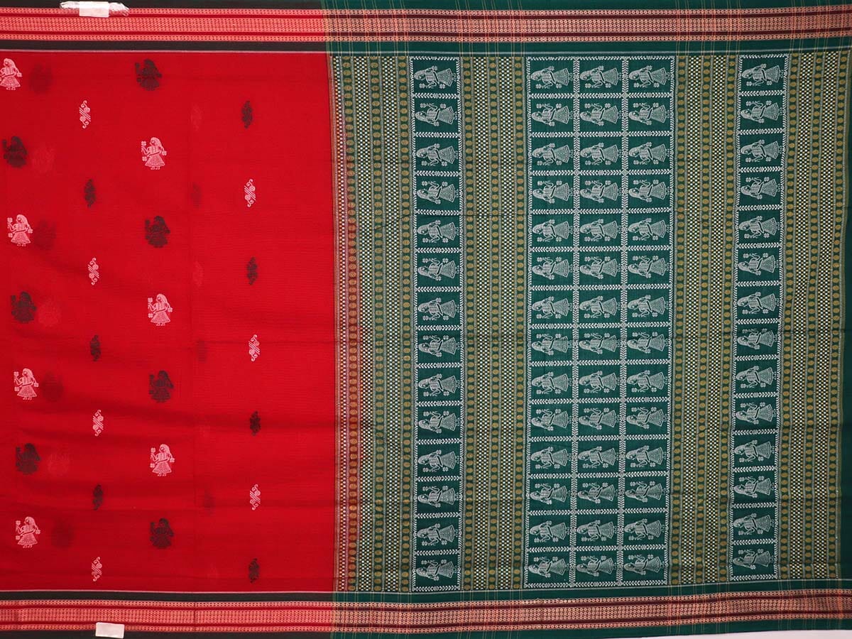 Handloom Bomkai Cotton Ikat Saree Handloom Saree_Cotton Priyadarshini Handloom
