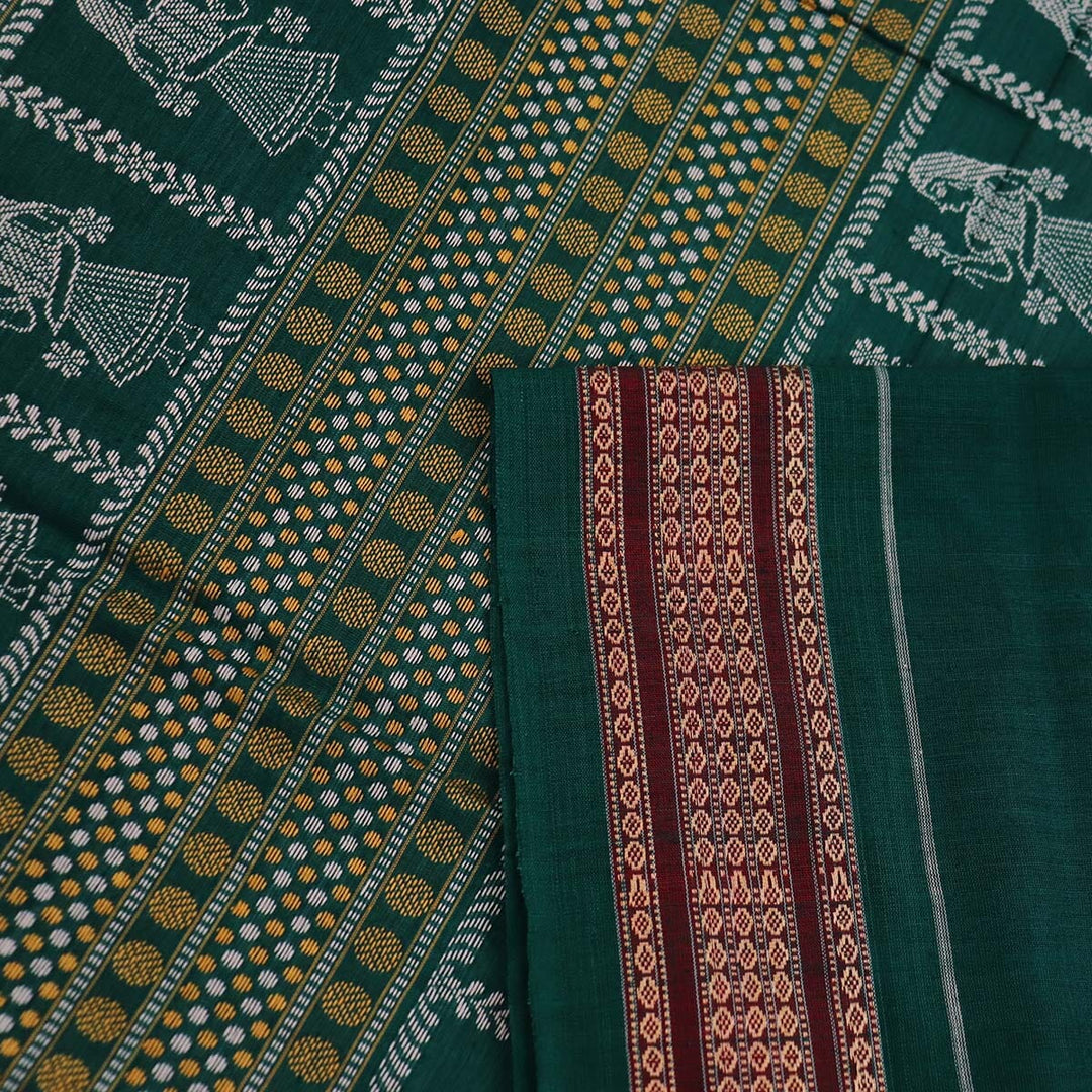 Handloom Bomkai Cotton Ikat Saree Handloom Saree_Cotton Priyadarshini Handloom