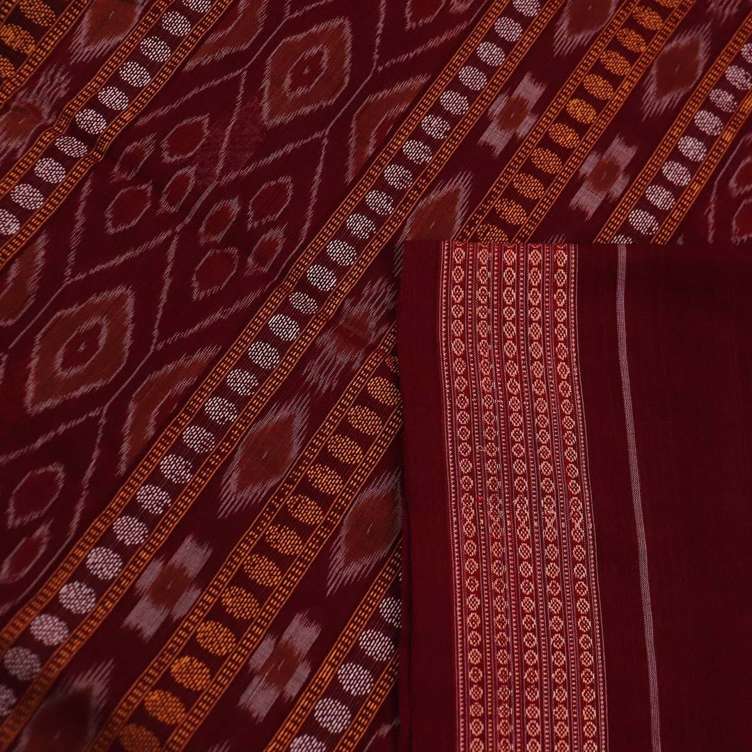 Handloom Bomkai Cotton Ikat Saree Handloom Saree_Cotton Priyadarshini Handloom
