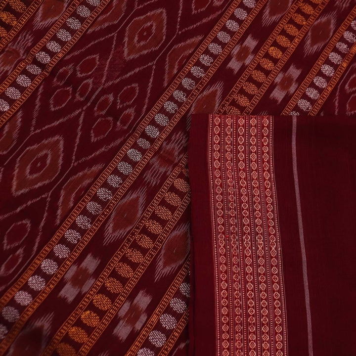 Handloom Bomkai Cotton Ikat Saree Handloom Saree_Cotton Priyadarshini Handloom