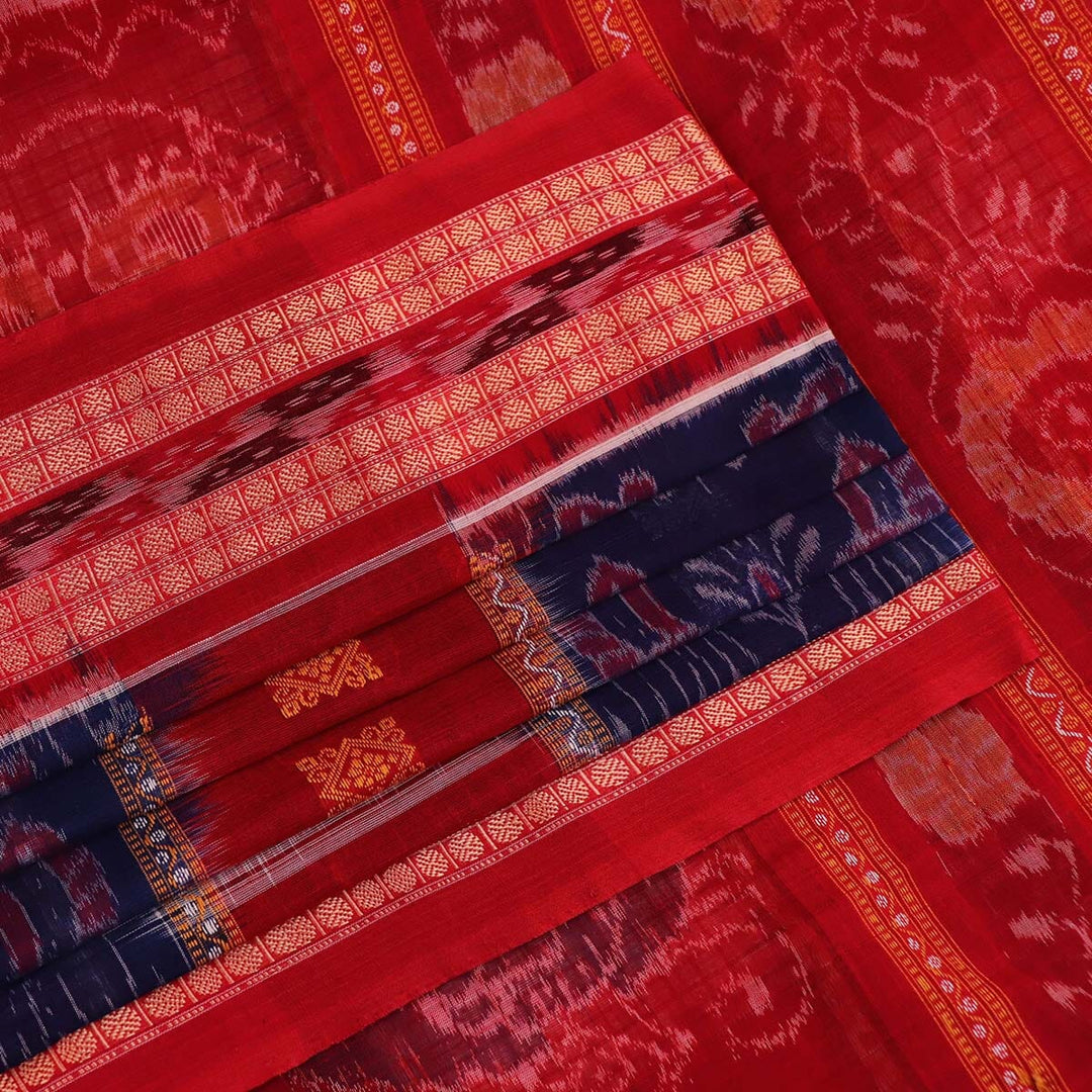 Handloom Bomkai Cotton Ikat Saree Handloom Saree_Cotton Priyadarshini Handloom