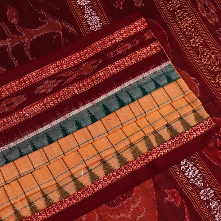 Handloom Bomkai Cotton Ikat Saree Handloom Saree_Cotton Priyadarshini Handloom