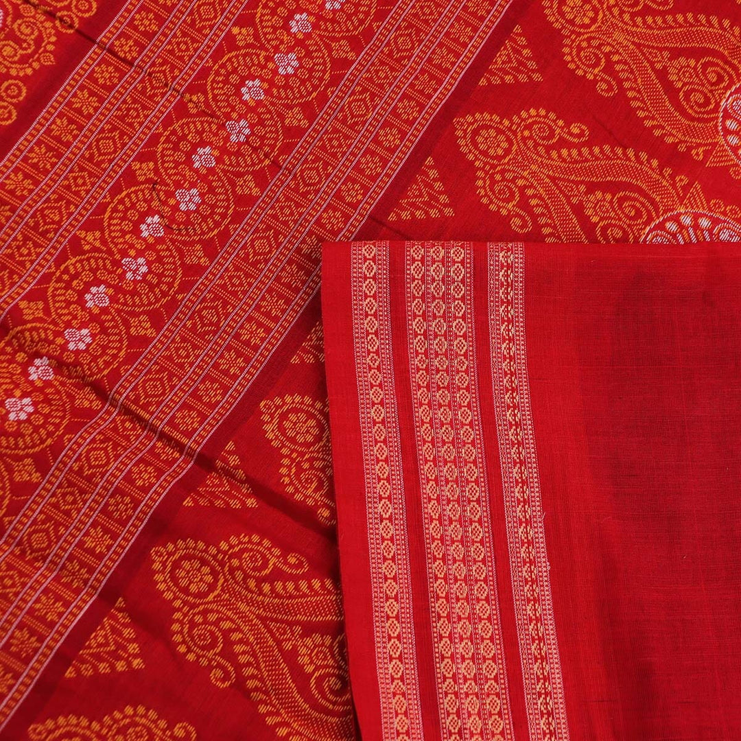 Handloom Bomkai Cotton Ikat Saree Handloom Saree_Cotton Priyadarshini Handloom