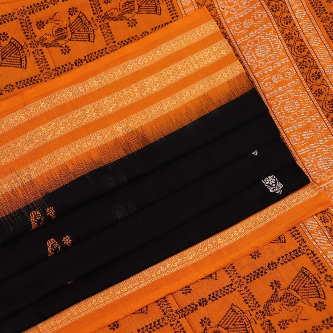 Handloom Bomkai Cotton Ikat Saree Handloom Saree_Cotton Priyadarshini Handloom