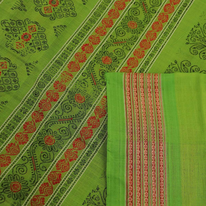 Handloom Bomkai Cotton Ikat Saree Handloom Saree_Cotton Priyadarshini Handloom