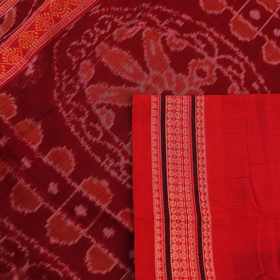 Handloom Bomkai Cotton Ikat Saree Handloom Saree_Cotton Priyadarshini Handloom