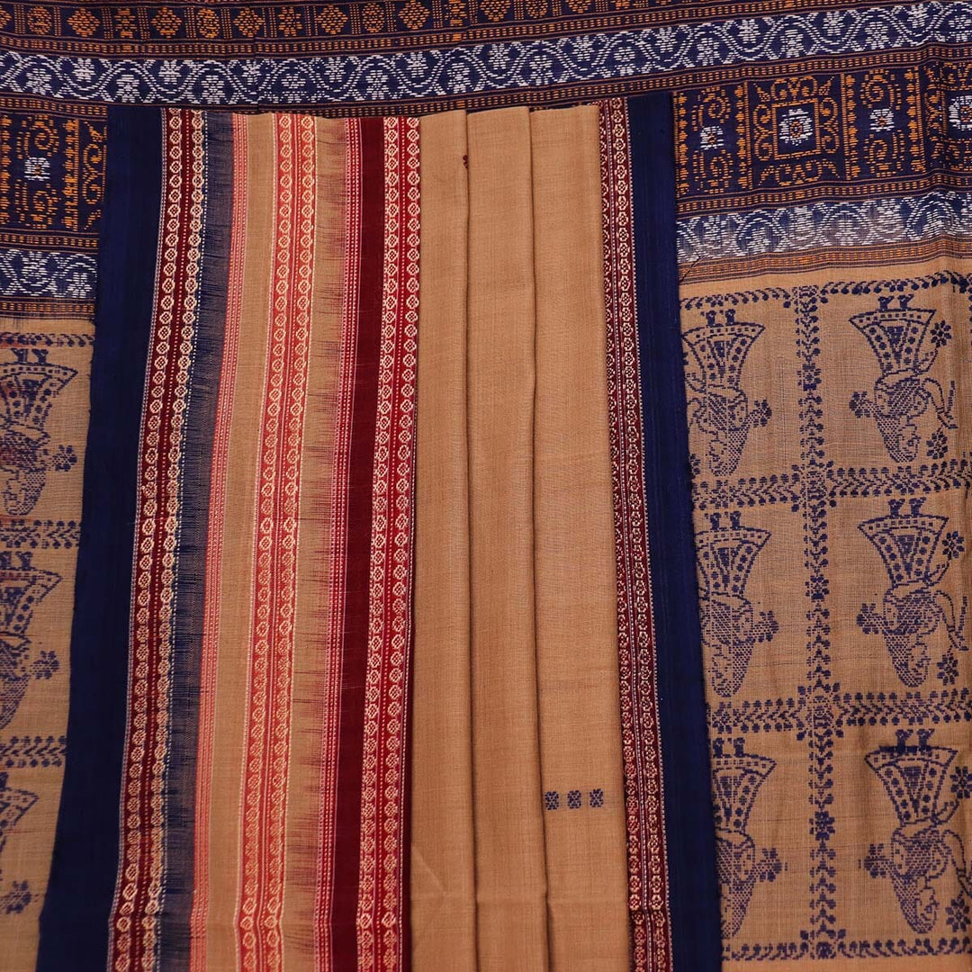 Handloom Bomkai Cotton Ikat Saree Handloom Saree_Cotton Priyadarshini Handloom