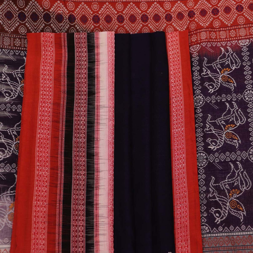 Handloom Bomkai Cotton Ikat Saree Handloom Saree_Cotton Priyadarshini Handloom