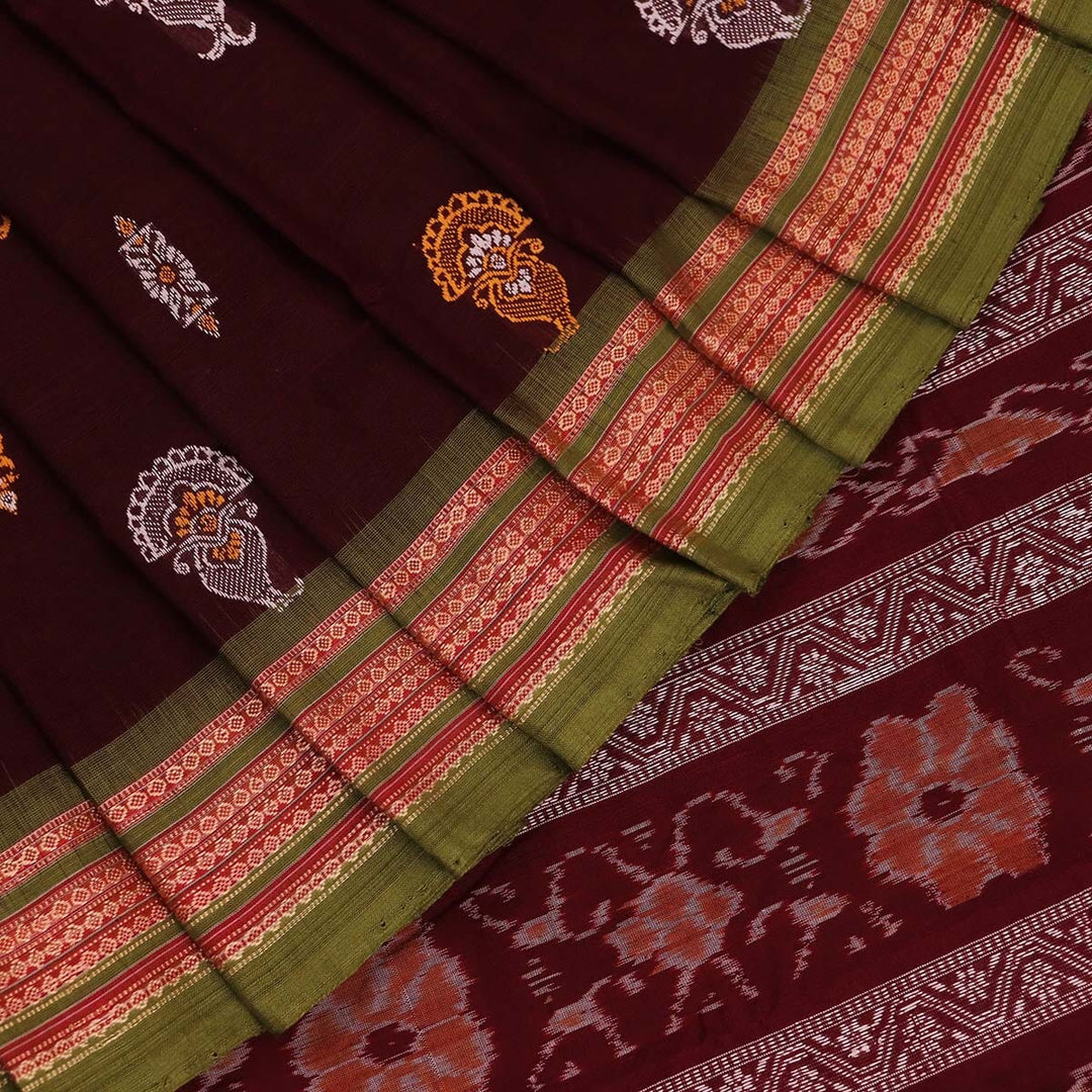 Handloom Bomkai Cotton Ikat Saree Handloom Saree_Cotton Priyadarshini Handloom