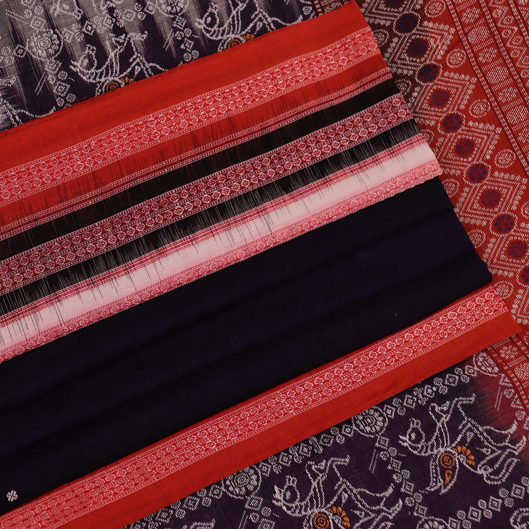 Handloom Bomkai Cotton Ikat Saree Handloom Saree_Cotton Priyadarshini Handloom