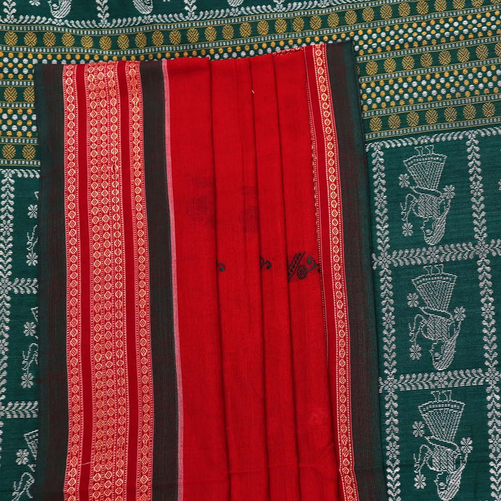 Handloom Bomkai Cotton Ikat Saree Handloom Saree_Cotton Priyadarshini Handloom