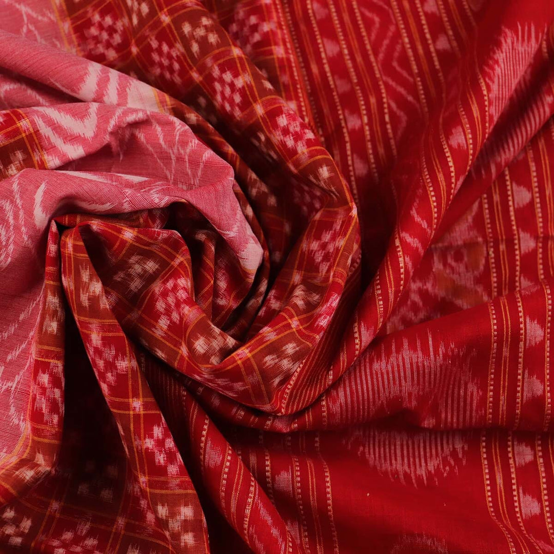 Handloom Sambalpuri Cotton Ikkat Saree Handloom Saree_Sambalpuri Cotton Priyadarshini Handloom