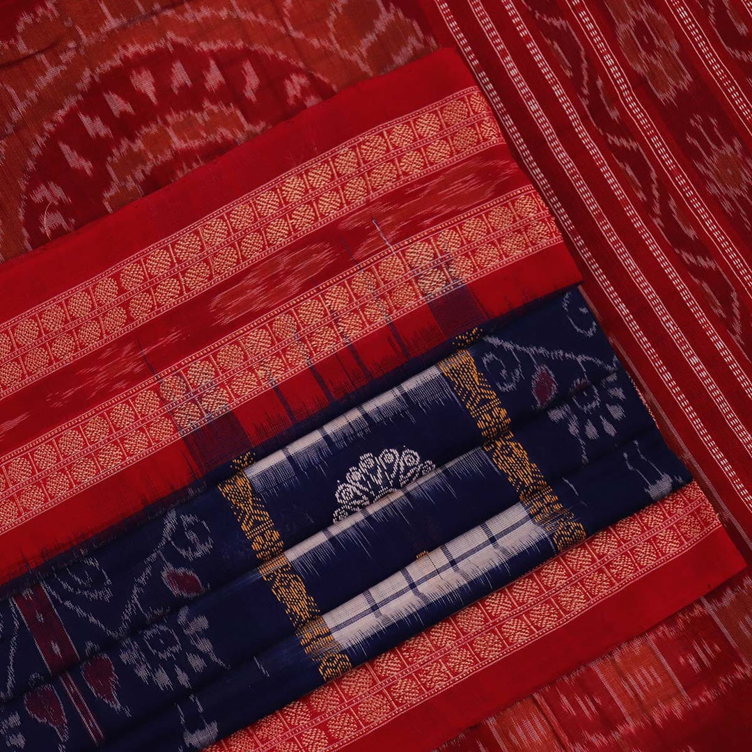 Handloom Sambalpuri Cotton Ikkat Saree Handloom Saree_Sambalpuri Cotton Priyadarshini Handloom
