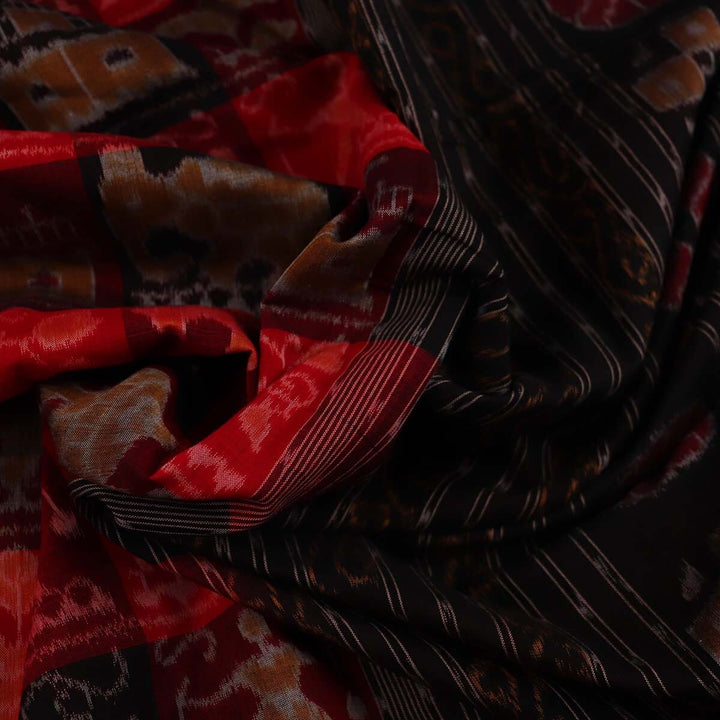 Handloom Sambalpuri Cotton Ikkat Saree Handloom Saree_Sambalpuri Cotton Priyadarshini Handloom