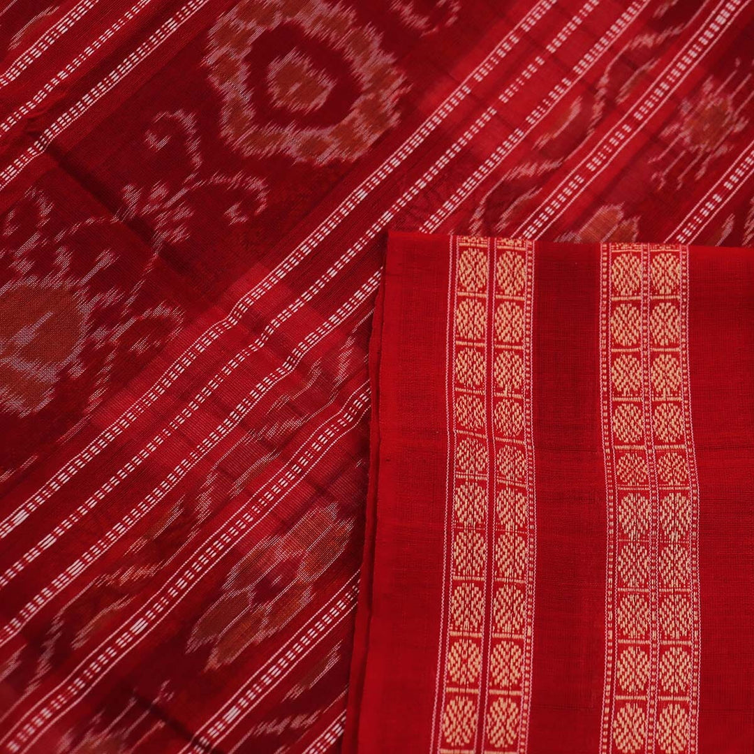 Handloom Sambalpuri Cotton Ikkat Saree Handloom Saree_Sambalpuri Cotton Priyadarshini Handloom