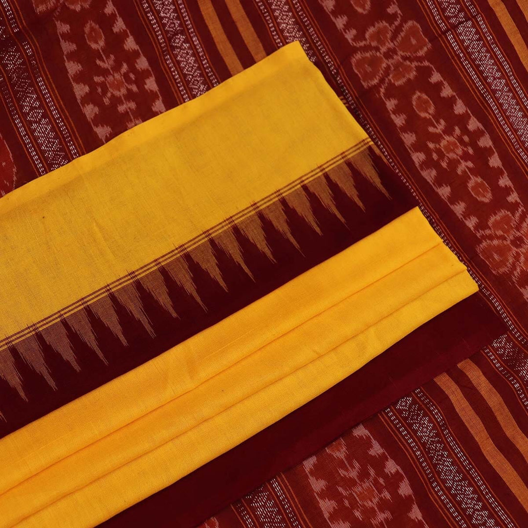 Handloom Sambalpuri Cotton Ikkat Saree Handloom Saree_Sambalpuri Cotton Priyadarshini Handloom