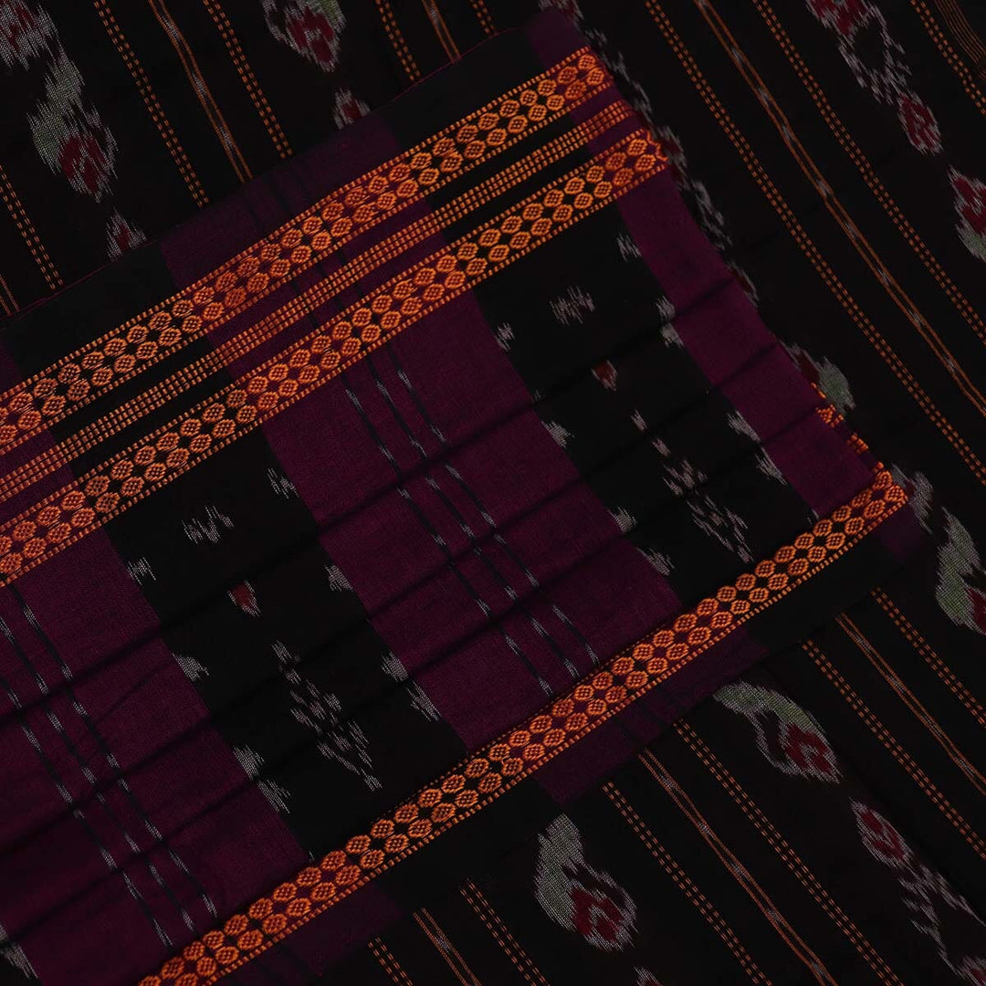 Handloom Sambalpuri Cotton Ikkat Saree Handloom Saree_Sambalpuri Cotton Priyadarshini Handloom