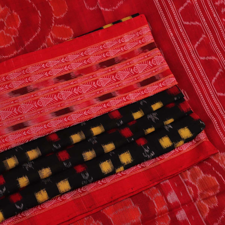 Handloom Sambalpuri Cotton Ikkat Saree Handloom Saree_Sambalpuri Cotton Priyadarshini Handloom