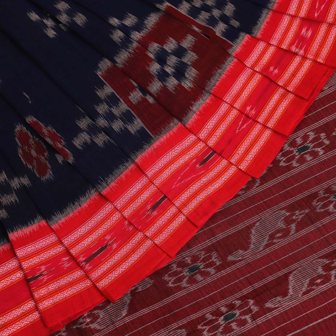 Handloom Sambalpuri Cotton Ikkat Saree Handloom Saree_Sambalpuri Cotton Priyadarshini Handloom