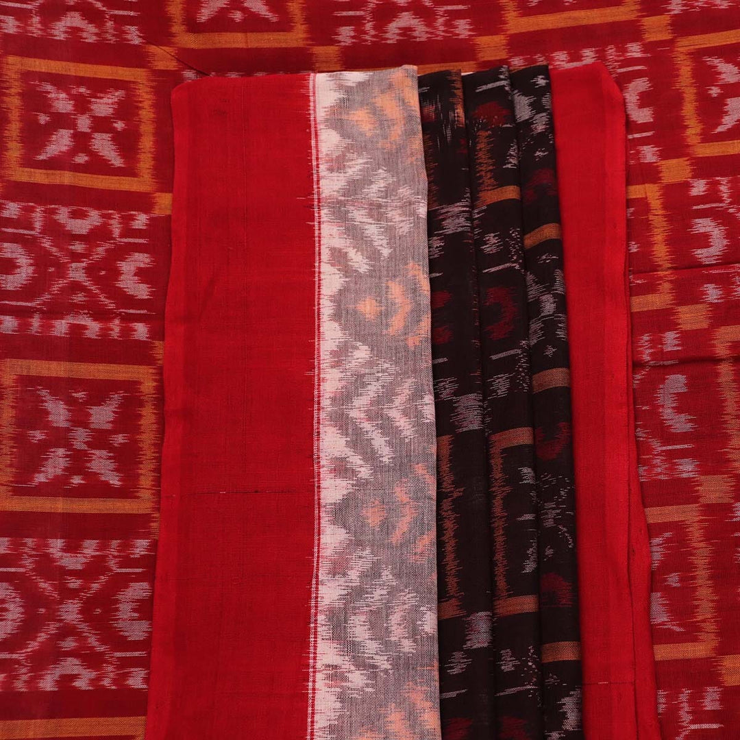 Handloom Sambalpuri Cotton Ikkat Saree Handloom Saree_Sambalpuri Cotton Priyadarshini Handloom