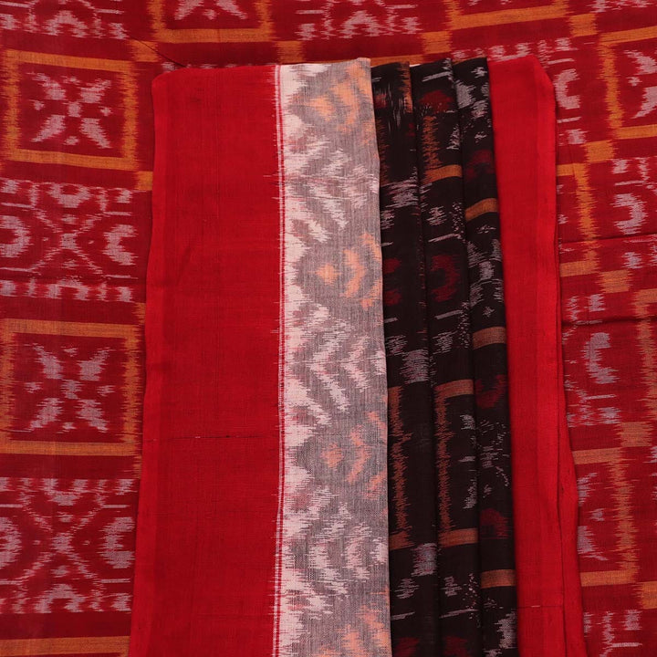 Handloom Sambalpuri Cotton Ikkat Saree Handloom Saree_Sambalpuri Cotton Priyadarshini Handloom