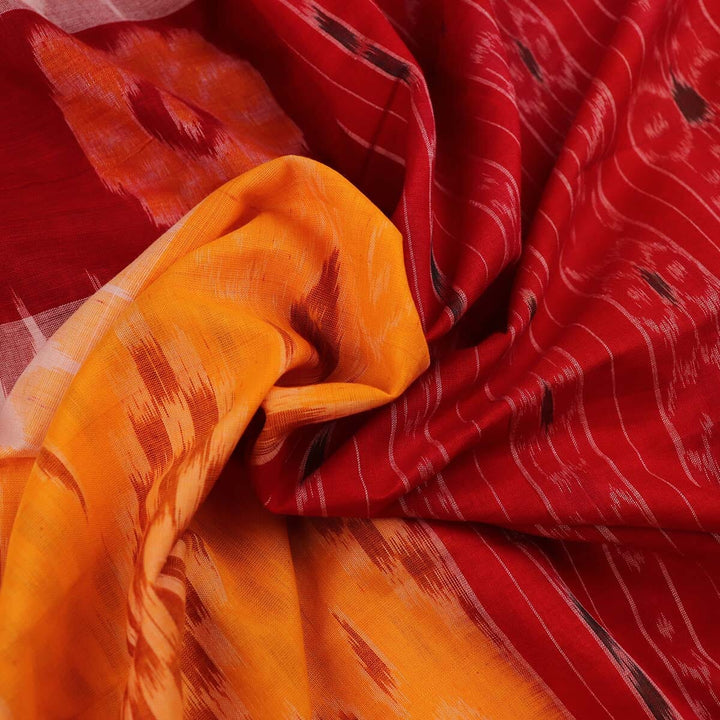 Handloom Sambalpuri Cotton Ikkat Saree Handloom Saree_Sambalpuri Cotton Priyadarshini Handloom