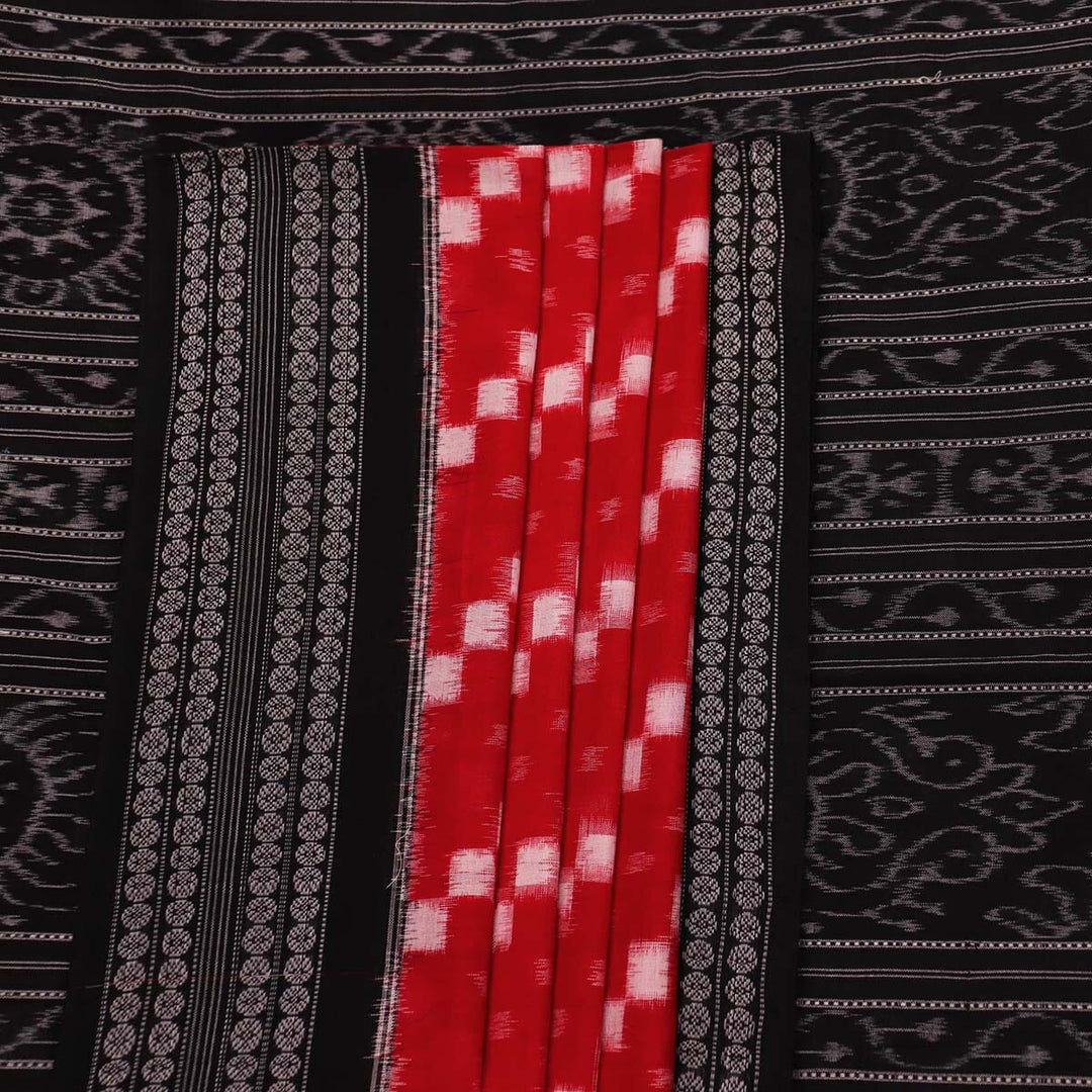 Handloom Sambalpuri Cotton Ikkat Saree Handloom Saree_Sambalpuri Cotton Priyadarshini Handloom