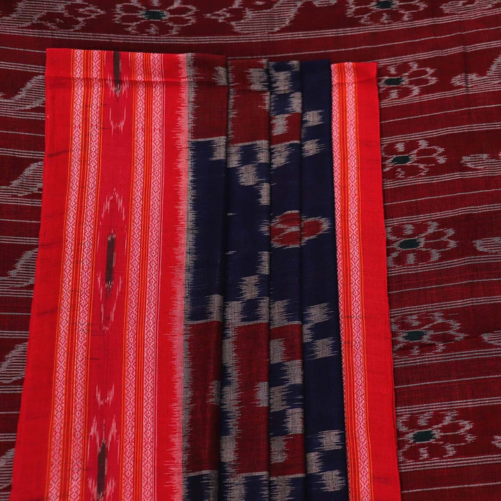Handloom Sambalpuri Cotton Ikkat Saree Handloom Saree_Sambalpuri Cotton Priyadarshini Handloom