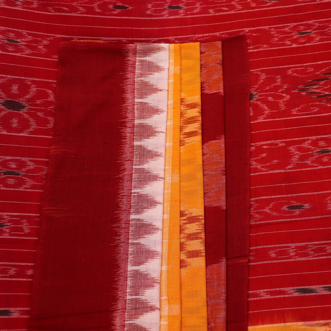 Handloom Sambalpuri Cotton Ikkat Saree Handloom Saree_Sambalpuri Cotton Priyadarshini Handloom