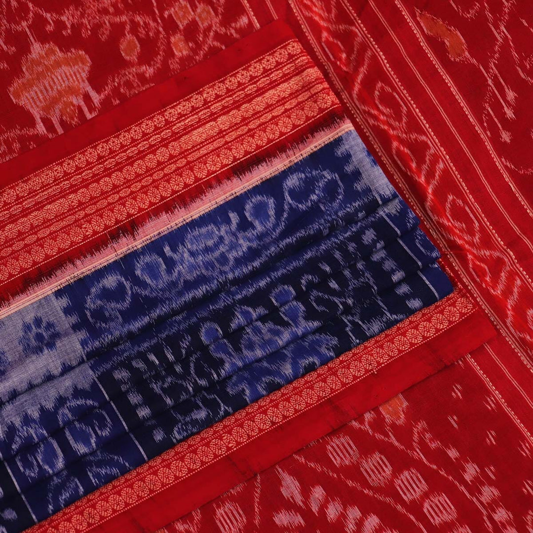 Handloom Sambalpuri Cotton Ikkat Saree Handloom Saree_Sambalpuri Cotton Priyadarshini Handloom