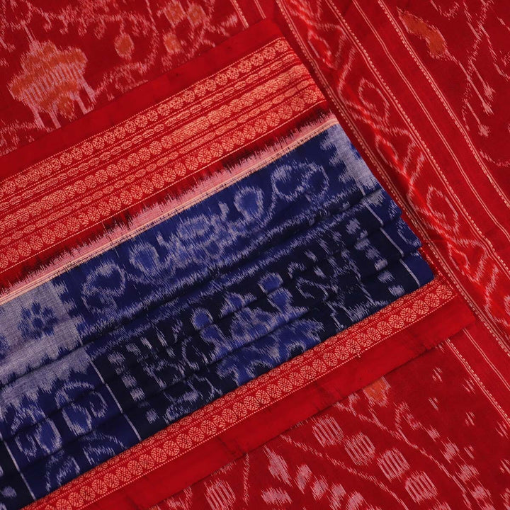Handloom Sambalpuri Cotton Ikkat Saree Handloom Saree_Sambalpuri Cotton Priyadarshini Handloom