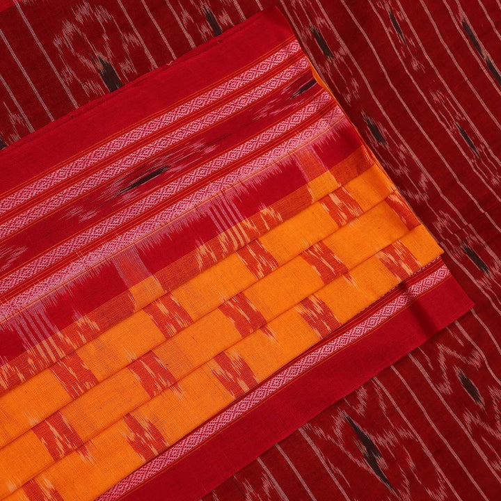 Handloom Sambalpuri Cotton Ikkat Saree Handloom Saree_Sambalpuri Cotton Priyadarshini Handloom