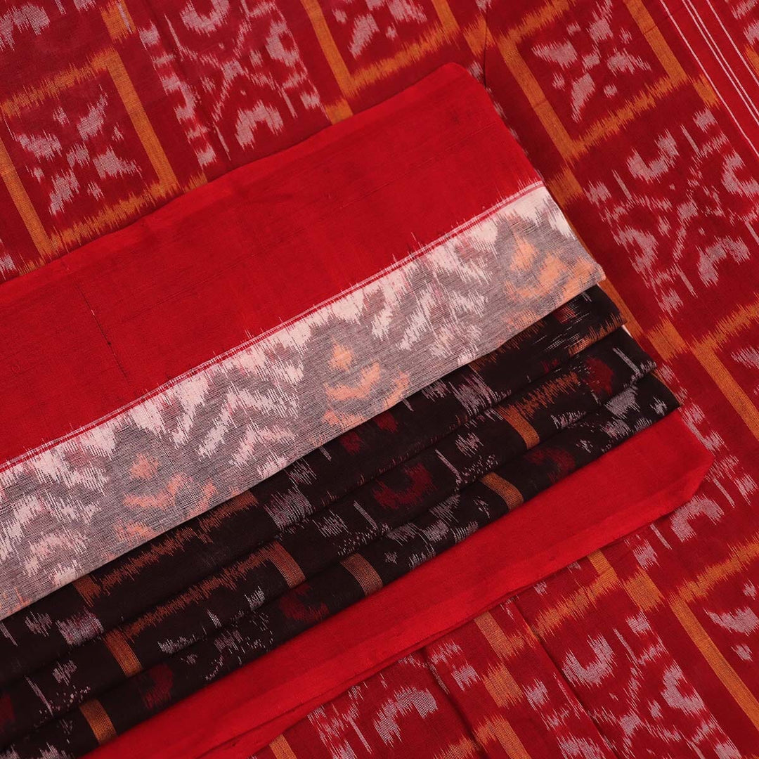 Handloom Sambalpuri Cotton Ikkat Saree Handloom Saree_Sambalpuri Cotton Priyadarshini Handloom
