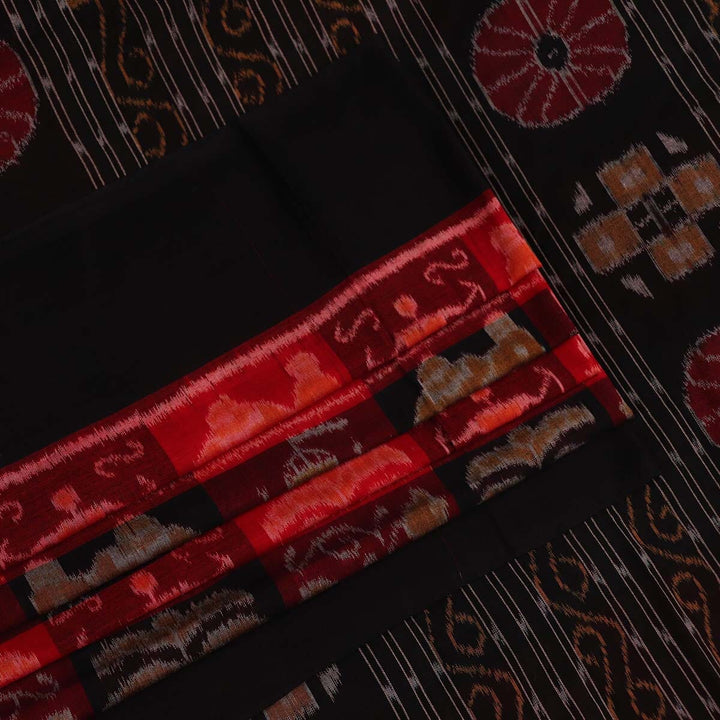 Handloom Sambalpuri Cotton Ikkat Saree Handloom Saree_Sambalpuri Cotton Priyadarshini Handloom