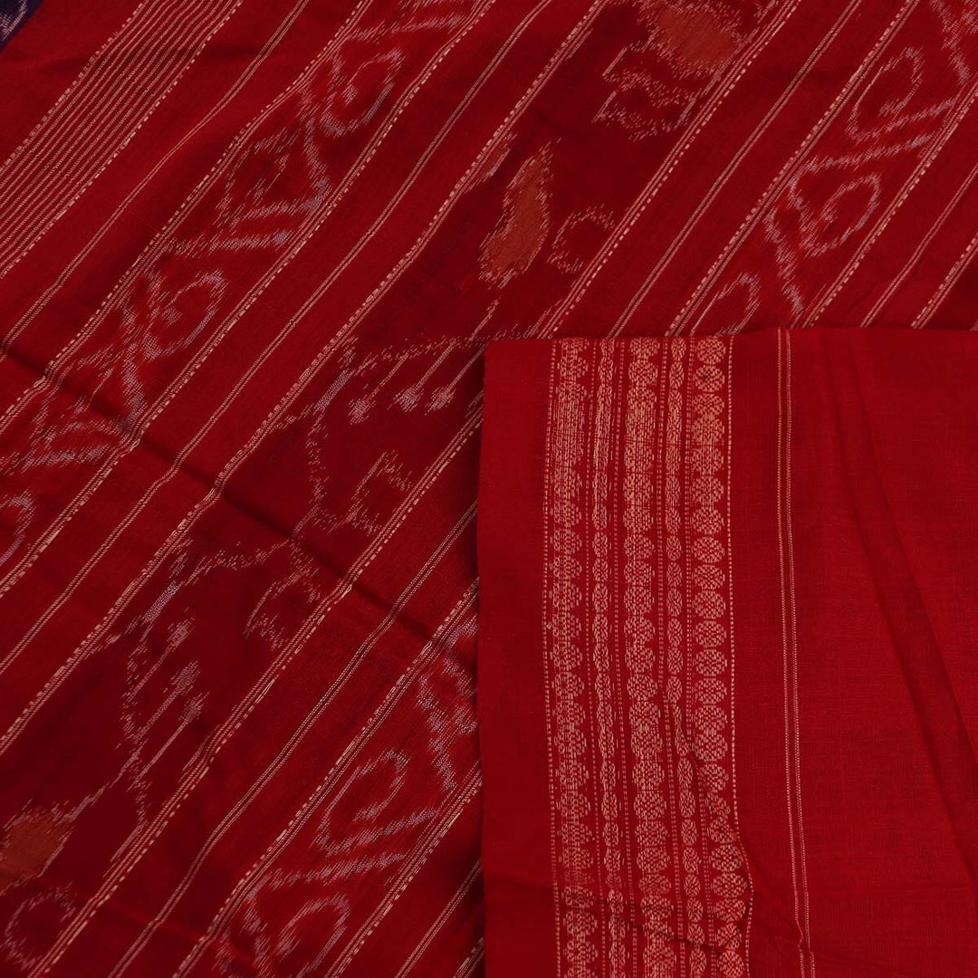 Handloom Sambalpuri Cotton Ikkat Saree Handloom Saree_Sambalpuri Cotton Priyadarshini Handloom