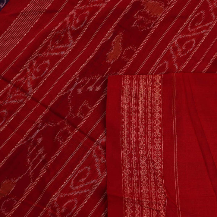 Handloom Sambalpuri Cotton Ikkat Saree Handloom Saree_Sambalpuri Cotton Priyadarshini Handloom