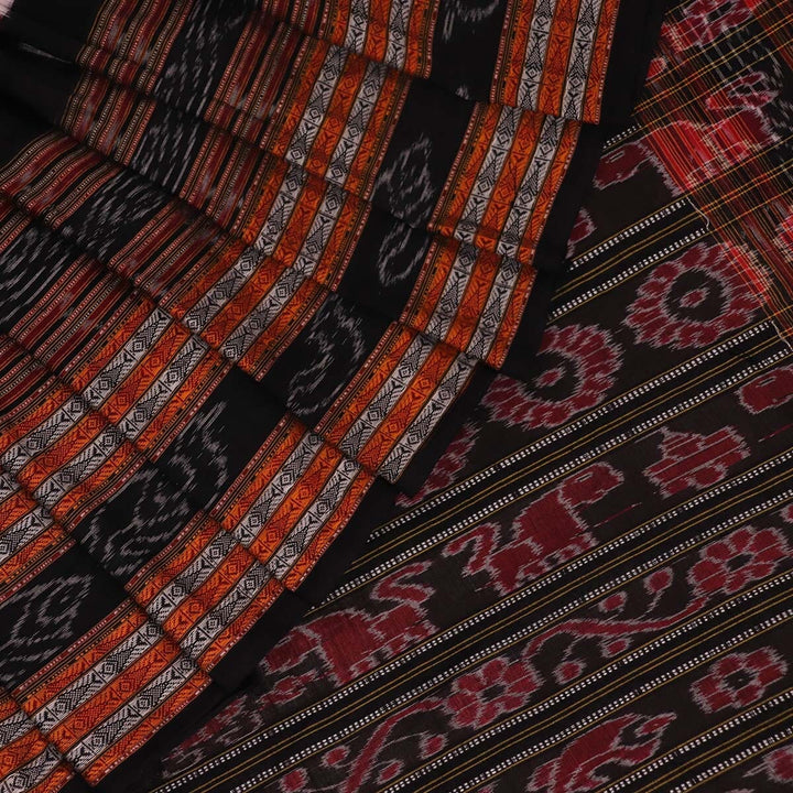 Handloom Sambalpuri Cotton Ikkat Saree Handloom Saree_Sambalpuri Cotton Priyadarshini Handloom