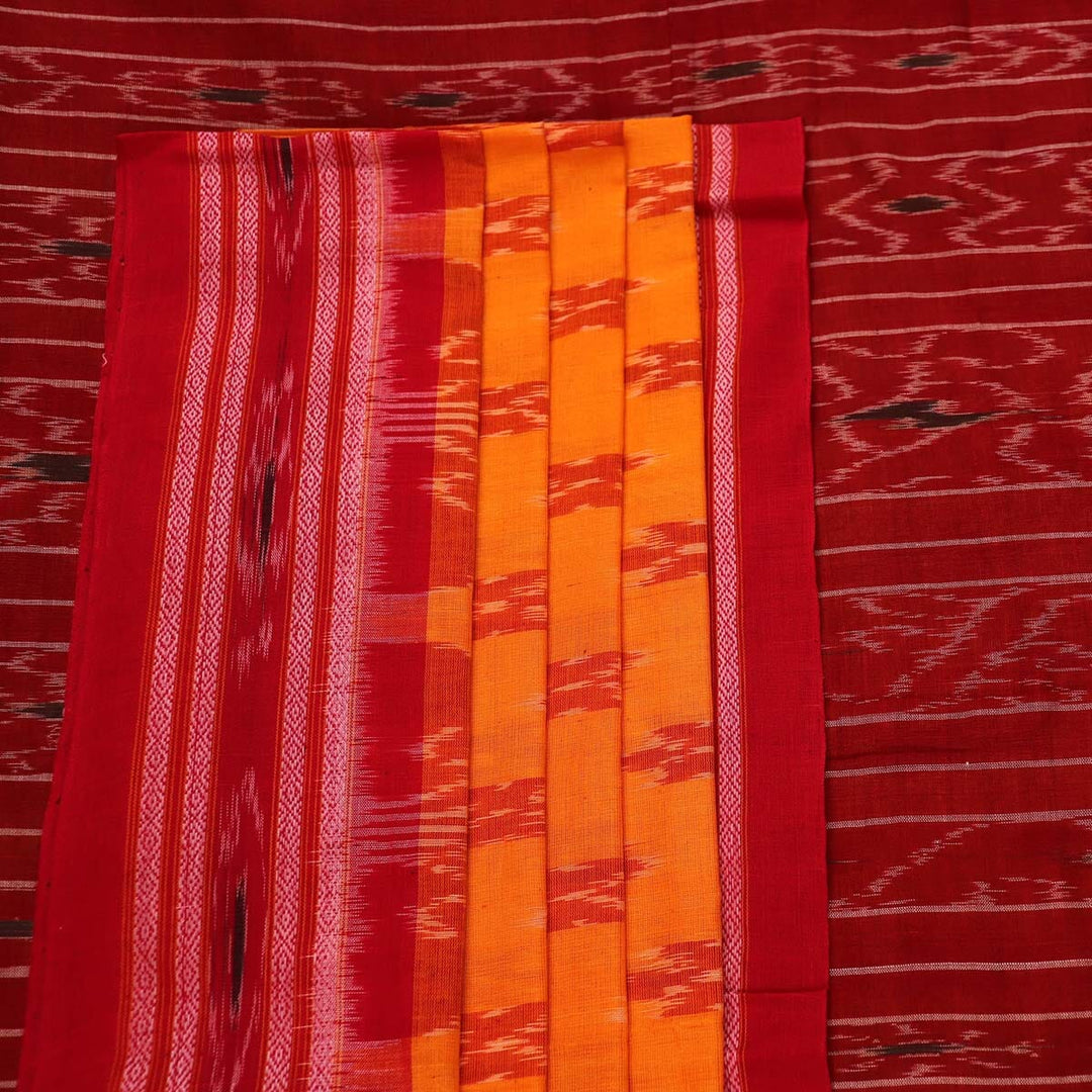 Handloom Sambalpuri Cotton Ikkat Saree Handloom Saree_Sambalpuri Cotton Priyadarshini Handloom
